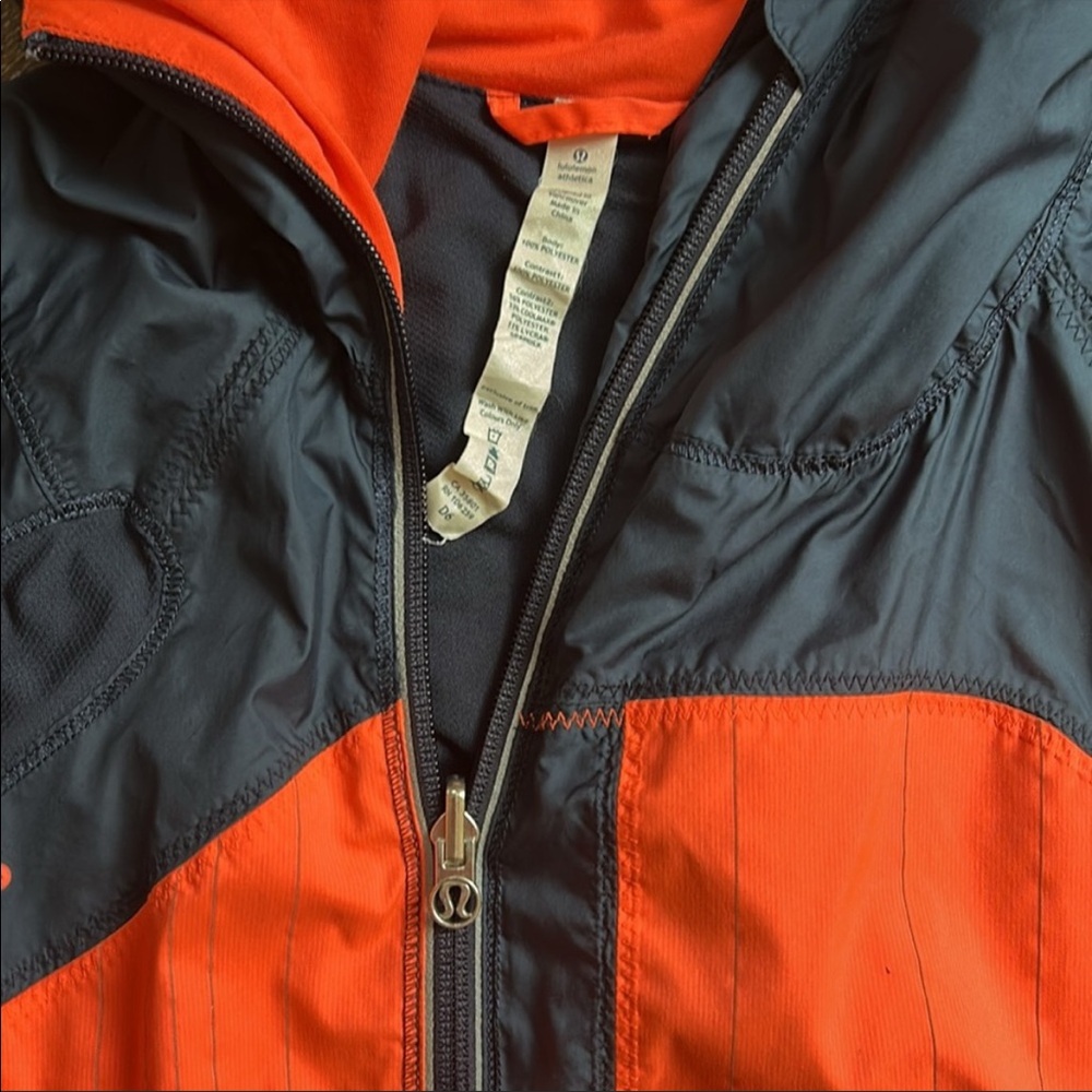 Lululemon Athletica navy and coral Jacket